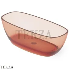 Dea Design Soul Ванна отдельностоящая скругленная 170x72 Glasstech DD8630 1700 R9, Brown Copper R9