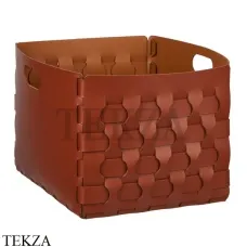 ADJ Dubai Корзина-ёмкость для мелочей 35x40 см 2048.30/09, бордо/коньяк