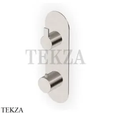 Zucchetti Gill Термостат для душа на планке, 1 поток, внешняя часть ZGL663.C3, brushed nickel