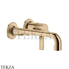 Gessi INCISO Смеситель для раковины, внешняя часть 58088-735, Warm Bronze