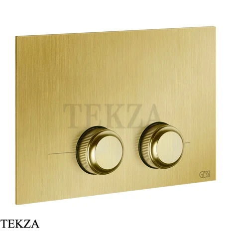 Gessi VENTI20 Клавиша смыва для Geberit omega 12 54655-716, Gold Br. PVD