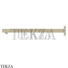 Newform Кронштейн для душа квадратный настенный L=420 26585.59.098, PVD Br. Pale Gold