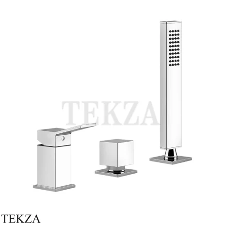 Gessi RETTANGOLO K Смеситель для ванны, без излива 53043-031, хром глянец
