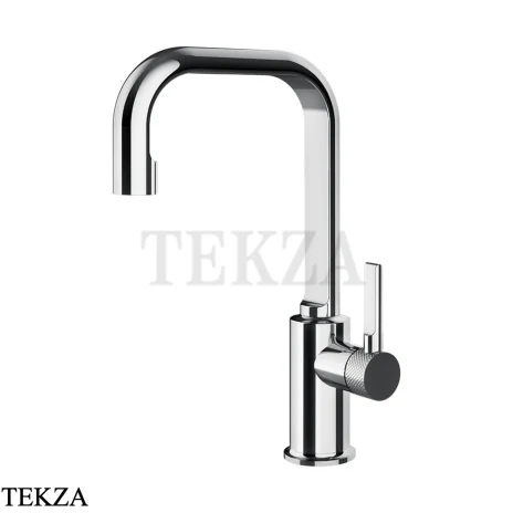 Gessi INCISO Смеситель для раковины высокий, ручка сбоку, без гарнитура 58006-031, хром глянец