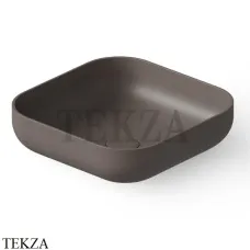 Dea Design Washbasins Раковина настольная 40х40 Solid Surface DD9102 400 6, Grey Brown №6