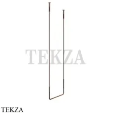 Gessi Goccia Потолочный полотенцедержатель 45 см 38144-123, Copper глянец