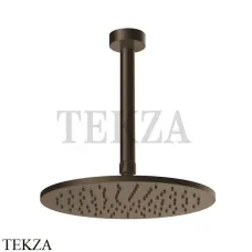 Gessi ANELLO Верхняя лейка с потолочным кронштейном 63352-845, Dark Bronze