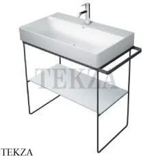 Duravit DuraSquare Напольная металлическая консоль 0031114600 для раковины, черный матовый