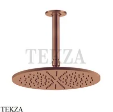 Gessi INCISO SHOWER Верхняя душевая лейка с кронштейном 58252-030, Copper глянец