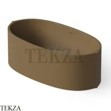 Dea Design Ванна отдельностоящая овальная 162x82 Solid Surface DD8640 1620 1, Dark Camel №1