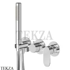 Newform Linfa II Смеситель для душа SET, 2 потока, внешняя часть 69468E.21.018, хром глянец