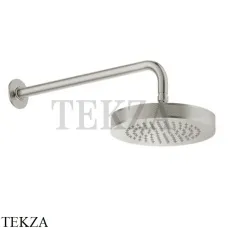 Gessi INCISO SHOWER Верхняя душевая лейка с кронштейном 58185-720, Nickel PVD Gessi INCISO SHOWER Верхняя душевая лейка с кронштейном 58185-720, Nickel PVD