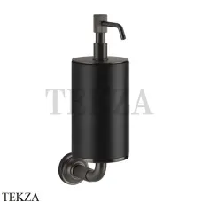 Gessi VENTI20 Дозатор для жидкого мыла настенный черный 65414-707, Black Metal Brushed