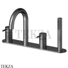 Newform X-Steel 316 Смеситель на борт ванны с гарнитуром 69689XC.59.064, PVD Brushed gun metal