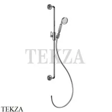 Gessi VENTI20 Штанга в комплекте с душевой лейкой, шланг 65144-031, хром глянец