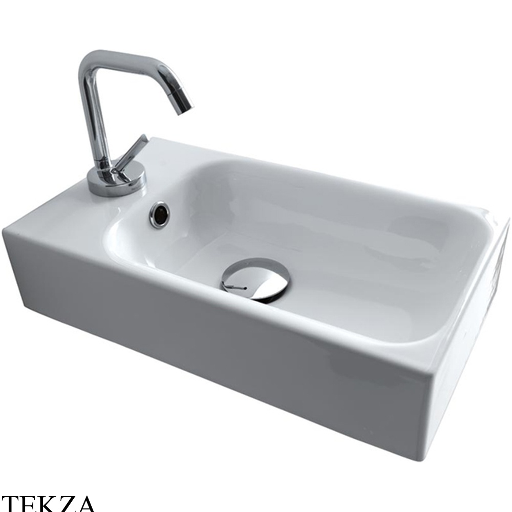 Kerasan Cento Раковина подвесная, 1 отв., с переливом, 353701C*1, белый глянец