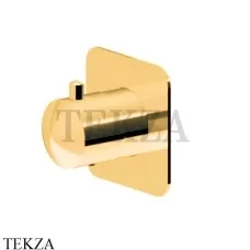 Newform Delta Zero Запорный вентиль на 1-3-4-5 потока, внешняя часть 69855E.61.020, PVD Glossy Gold