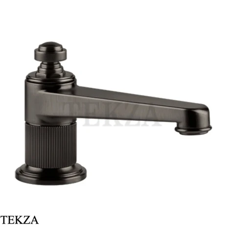 Gessi VENTI20 Излив для раковины на столешницу низкий 65021-707, Black Metal Brushed PVD