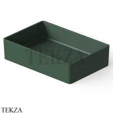 Dea Design Washbasins Раковина настольная 60х40 Solid Surface DD9009 600 11, Dark Green №11
