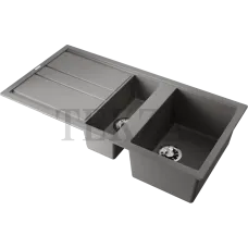 Omoikiri Kitagawa 100-2 Кухонная мойка Artceramic две чаши 4993804 leningrad grey