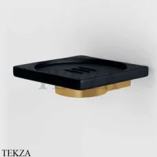 Colombo MiniQ Мыльница настенная с держателем B5001.OM-RNE, золото Brushed