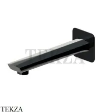 Newform Delta Zero Излив для ванны настенный 72288.01.093, черный матовый