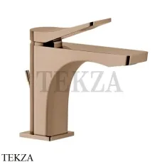 Gessi RILIEVO Смеситель для раковины, с донным клапаном 59005-030, Copper глянец