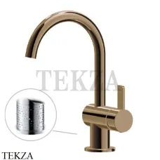 Newform Blink Chic luxury Смеситель для раковины, без гарнитура 71112.31.023, Brushed bronze