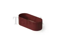 Dea Design Ванна отдельностоящая 170x72 см DD8804 1700 17 ,  Red Wine №17