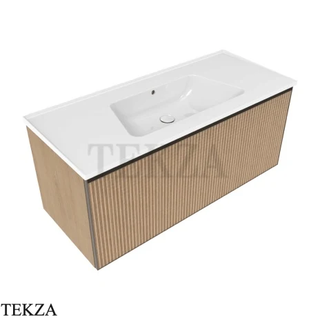 Flaminia Bloom тумба подвесная Cubika без раковины 120×50×50 см, 1 ящик, натуральный дуб Rovere Greca