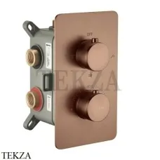 Boheme CELL Термостат для душа на 3 потока, комплект 134-3-BRB, Brushed Bronze Boheme CELL Термостат для душа на 3 потока, комплект 134-3-BRB, Brushed Bronze