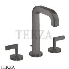 Axor Citterio Смеситель для раковины 170, с донным клапаном 39135340, Brushed Black Chrome