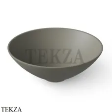 Dea Design Washbasins Раковина настольная круглая Solid Surface DD9063 400 4, Light Grey №4