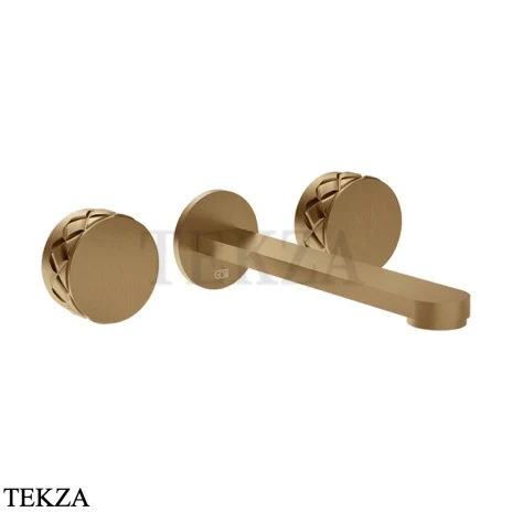 Gessi Pelle Tresse Смеситель для раковины, внешняя часть 78090-791, Deep Bronze Brushed PVD