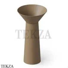 Dea Design Pedestal Basin Раковина напольная Solid Surface DD2022 480 2, Light Camel №2