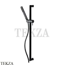 Bossini ZEN Душевая штанга: лейка, шланг 150 см D74201.073, черный матовый