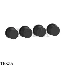 Gessi Habito Bath-shower Термостат на 3 потока, внешняя часть 63436-299, Black XL