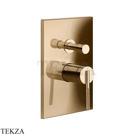 Gessi INGRANAGGIO Смеситель для душа, 2 потока, внешняя часть 63577-735, Warm Bronze PVD