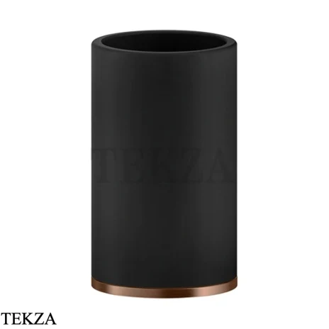 Gessi INCISO accessories Стакан настольный, композит черный 58532-708, Copper Brushed