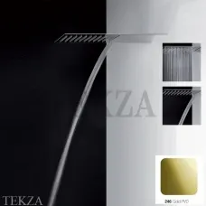 Gessi Private Wellness TREMILLIMETRI Верхний душ, 2 функции 33063#246, Gold PVD