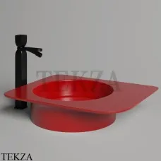 SALINI NINFEA 02 Раковина накладная из литого камня S-Stone 110521MF, RAL полностью