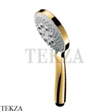 Newform Ручной душ круглый 3-позиционный из ABS 31747.61.020, PVD Glossy gold