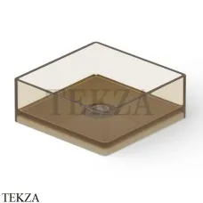 Dea Design Washbasins Раковина настольная квадратная Glasstech DD9008 400 R6, Classic Green R6