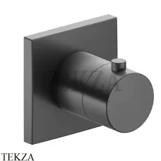 Keuco IXMO Термостат для душа, внешняя часть, квадрат 59553130002, Хром черный шлифованный