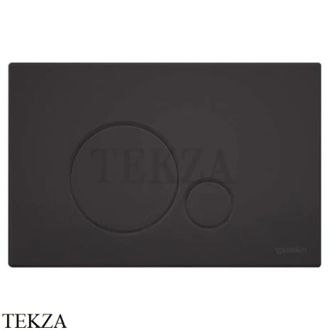 Duravit DuraSystem Клавиша смыва Beta 120, пластик WD5010031000, черный матовый