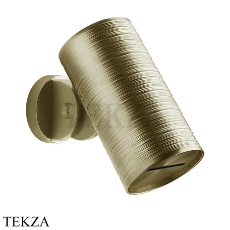 Gessi 316 SPOTWATER TRAME Душевая головка настенного крепления, водопад 57247-727, Brushed Brass PVD