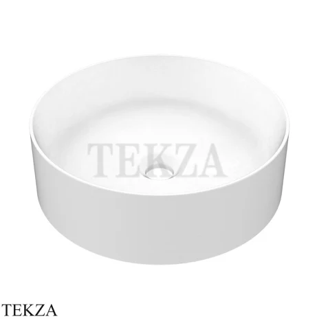 Gessi Total Look Раковина накладная круглая без перелива 43460-516, белый глянец