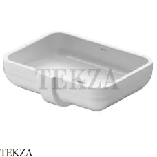 Duravit Happy D.2 Раковина встраиваемая снизу, с переливом 0457480000, белый глянец