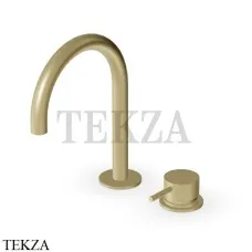 Zucchetti Helm Смеситель для раковины, без гарнитура ZHE576.XP31, brushed british gold PVD