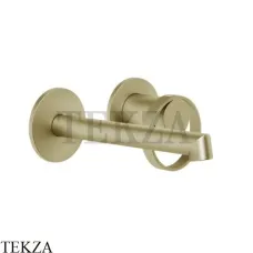 Gessi ANELLO Смеситель для раковины, с коротким изливом, внешняя часть 63381-727, Brushed Brass PVD